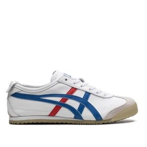 Onitsuka Tiger by Asics White and Blue Sneakers